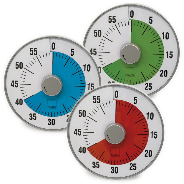 TimeTEX tylus laikmatis L, 19 cm skersmens